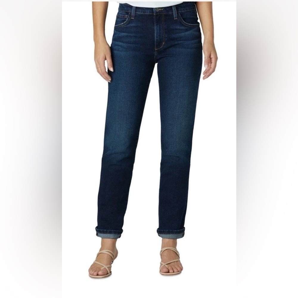 Joe's Jeans Women's Cotton Roll-Cuff Jeans Stretch Cotton Blue Size 27